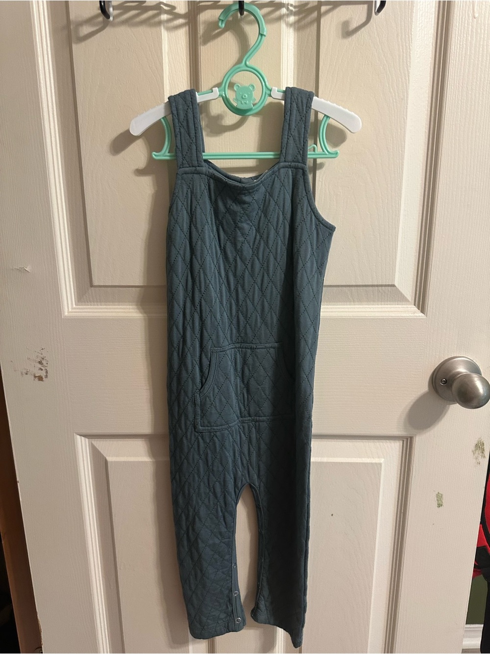Quilted overalls